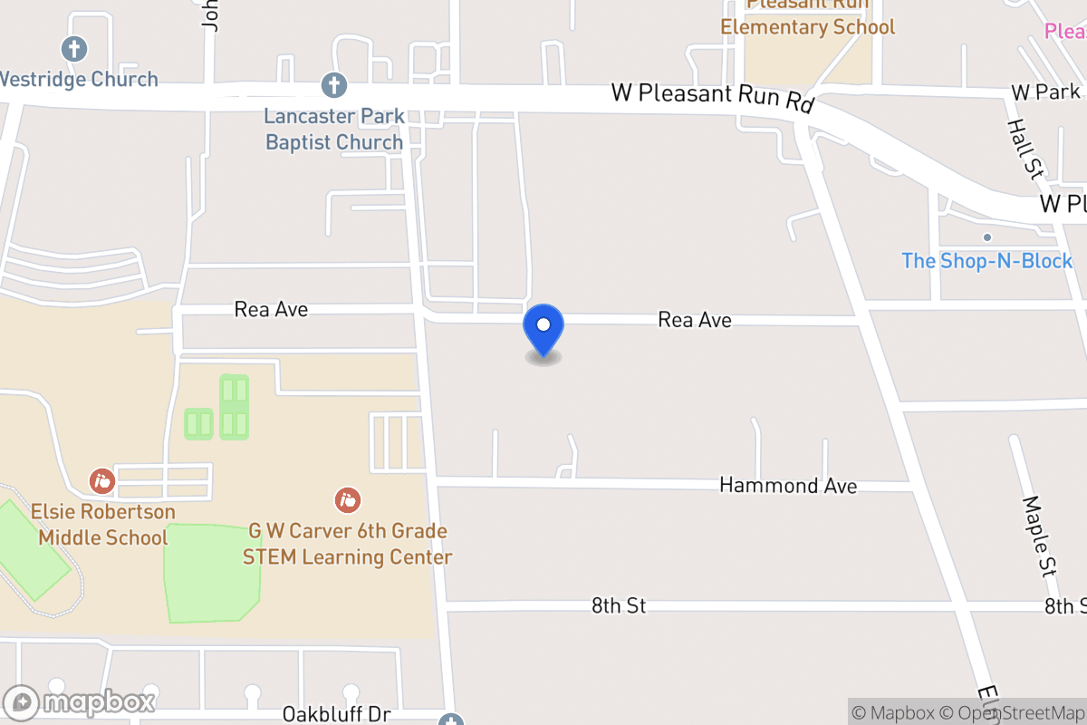 Map of 604 Rea Ave