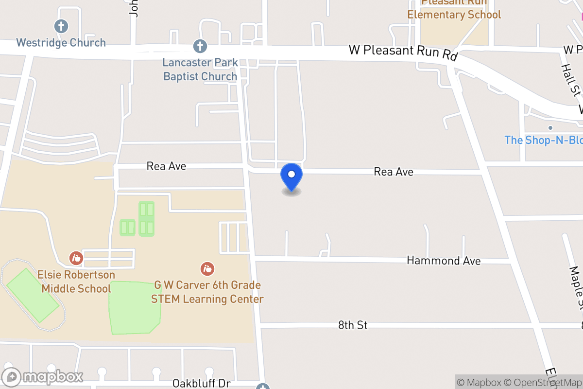 Map of 612 Rea Ave