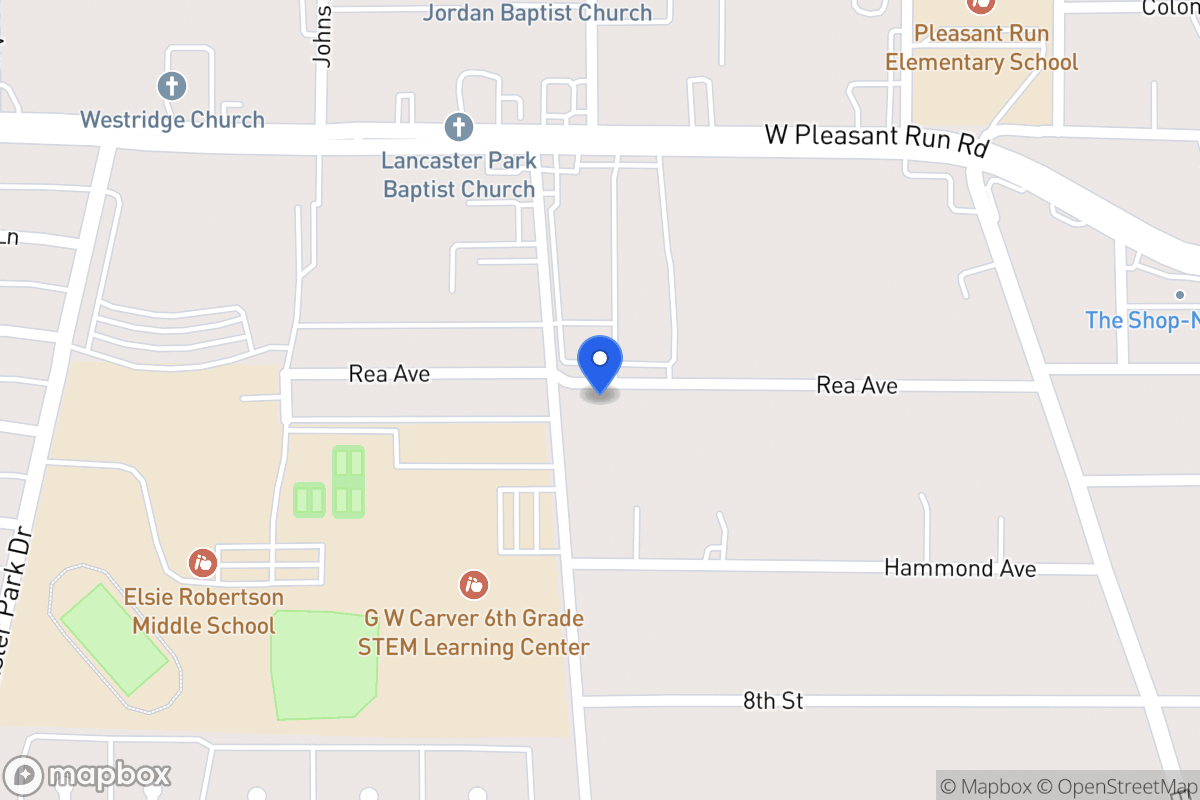 Map of 1118 Westridge Ave
