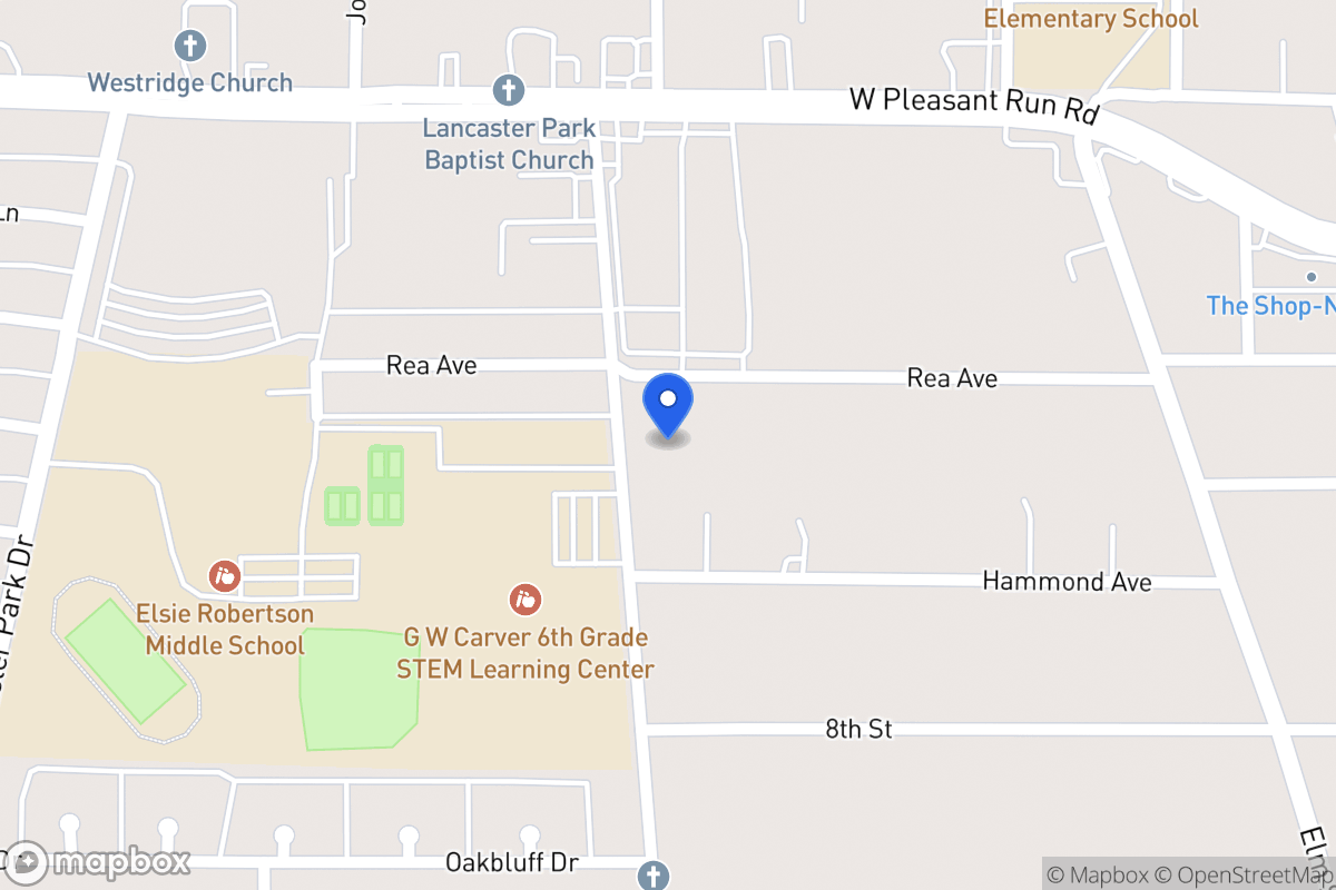 Map of 1104 Westridge Ave