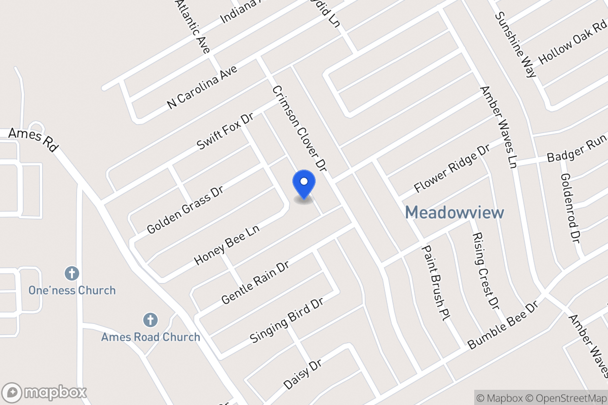 Map of 3108 Prairie Aster Dr