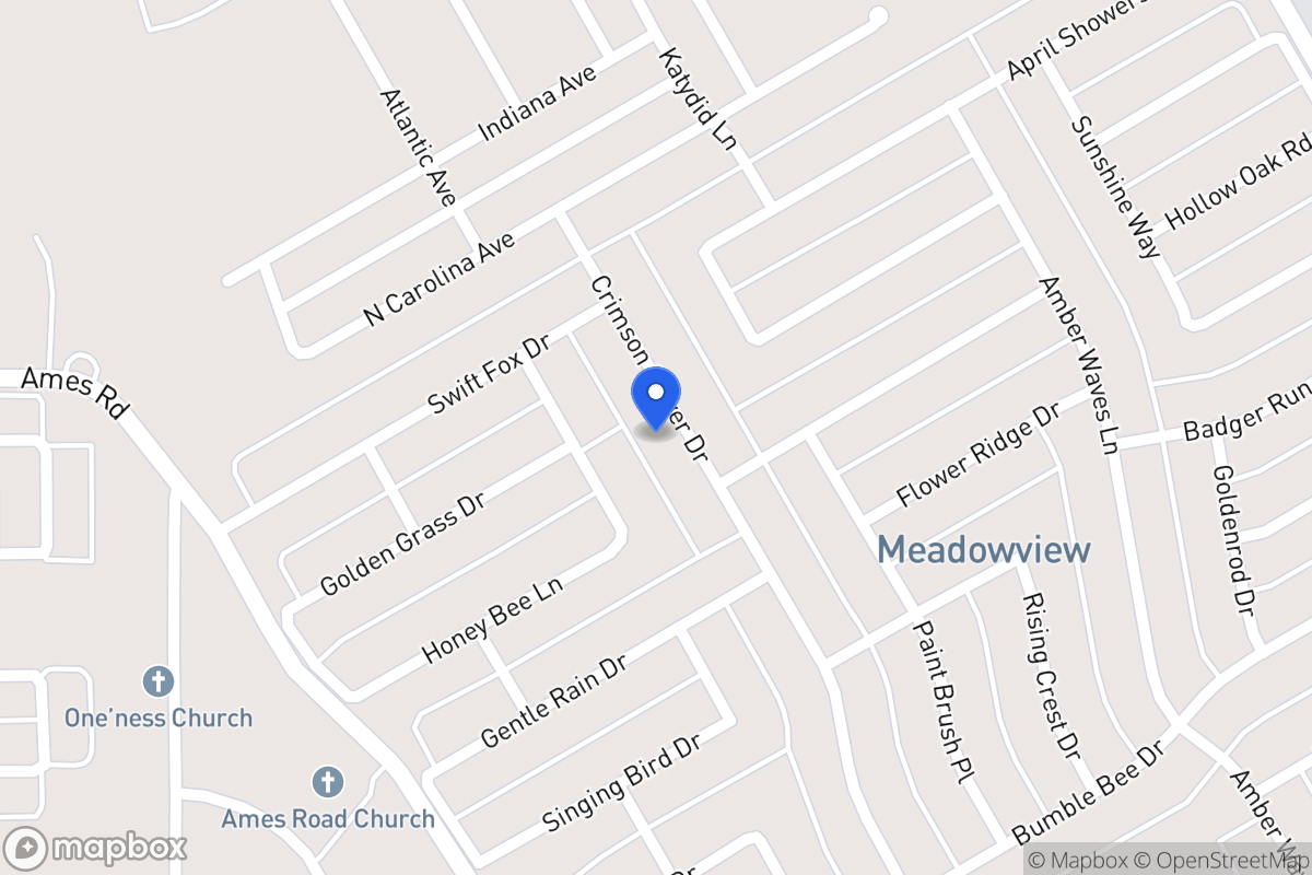 Map of 3125 Crimson Clover Dr