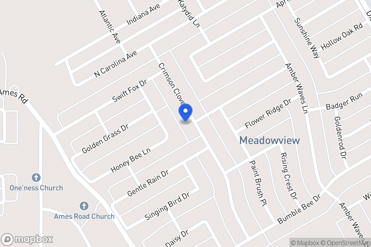 Map of 3113 Crimson Clover Dr