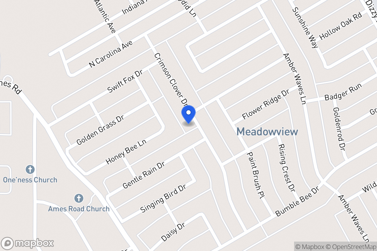 Map of 3103 Crimson Clover Dr