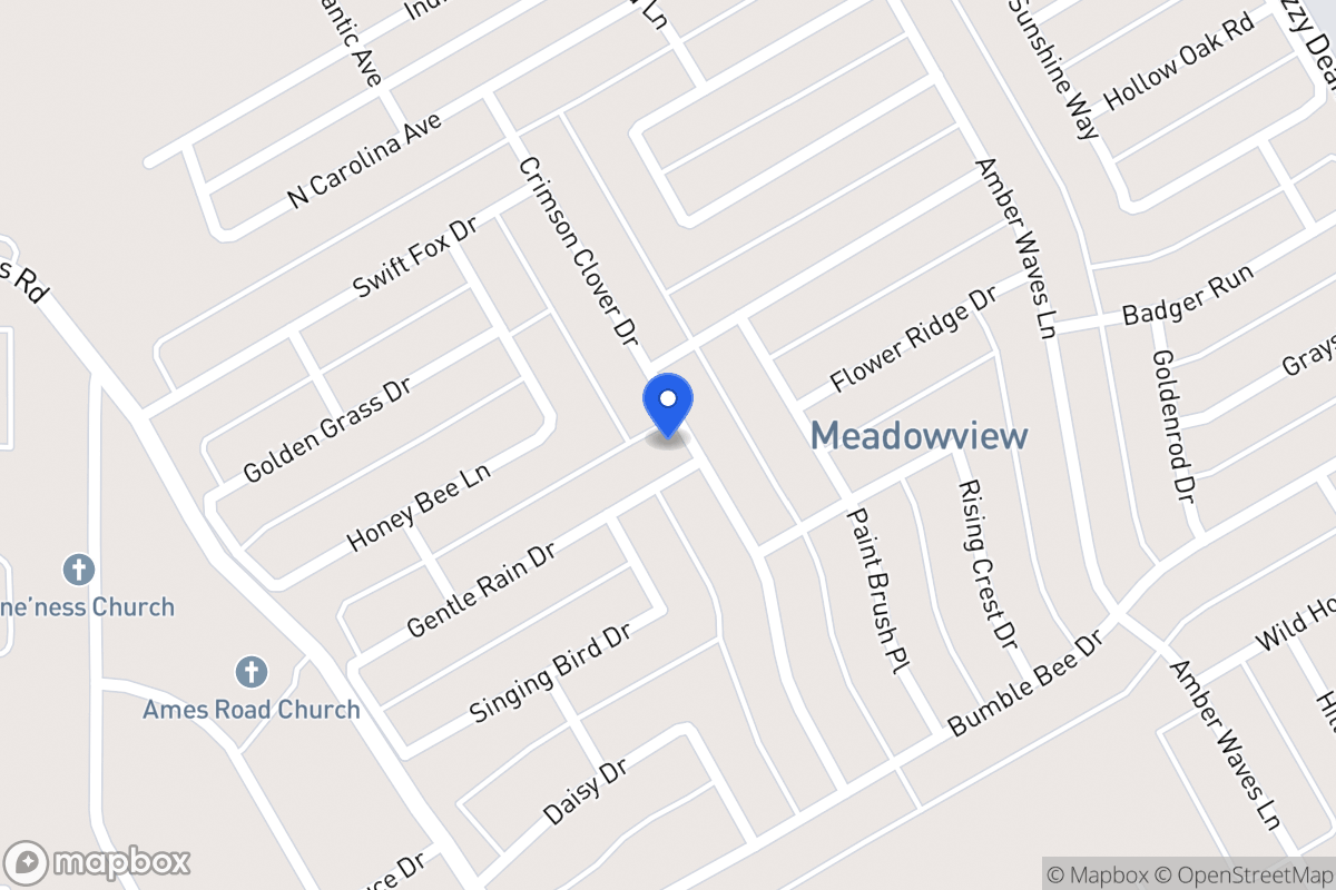 Map of 1305 Gentle Rain Dr