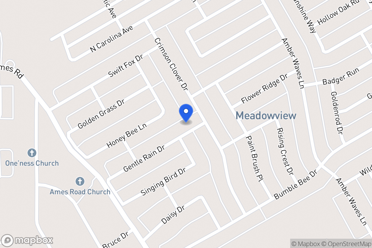 Map of 1313 Gentle Rain Dr