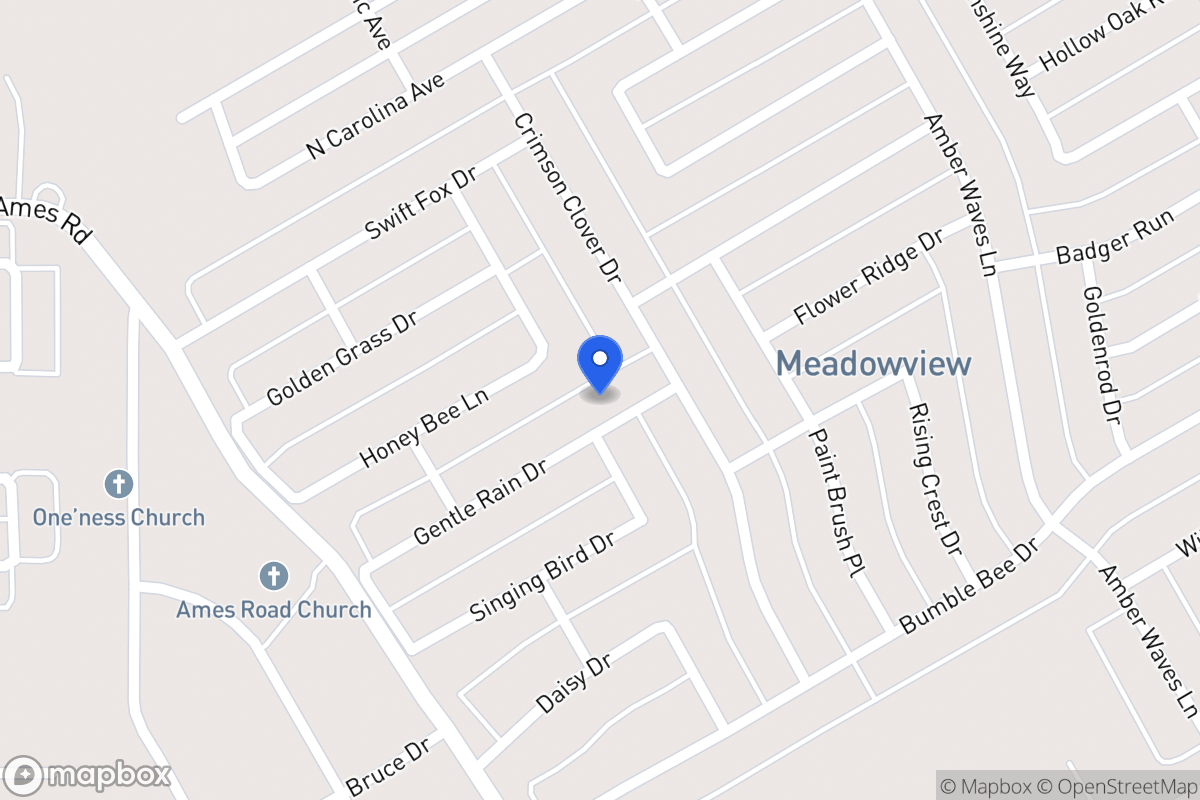Map of 1317 Gentle Rain Dr
