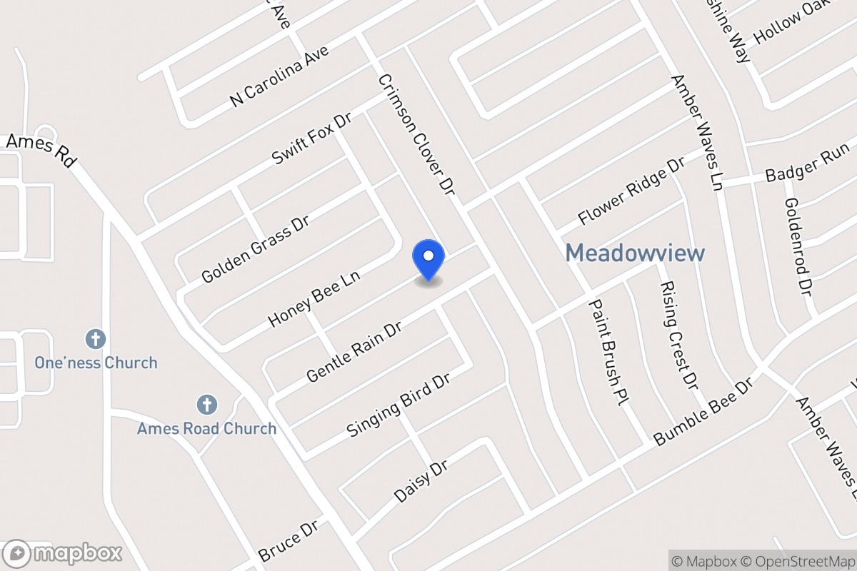 Map of 1321 Gentle Rain Dr