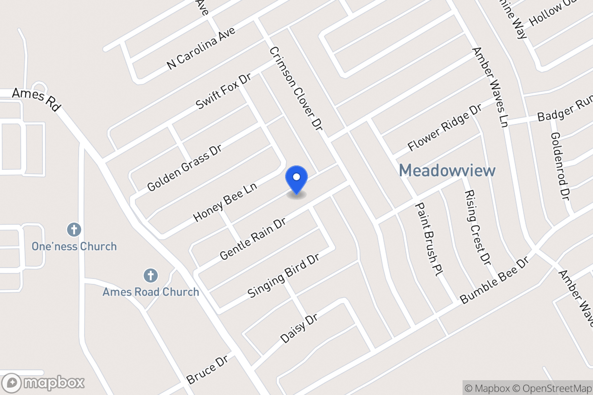 Map of 1407 Gentle Rain Dr