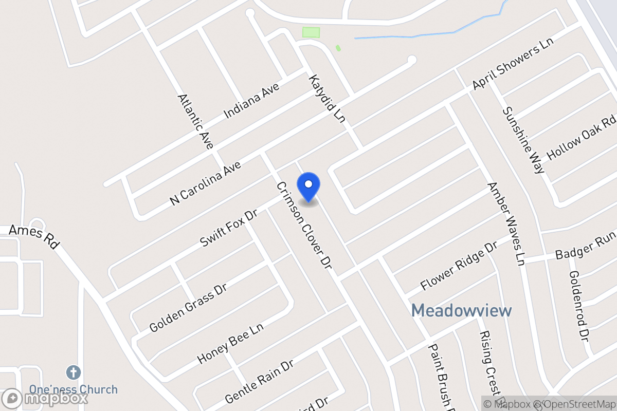 Map of 3144 Crimson Clover Dr