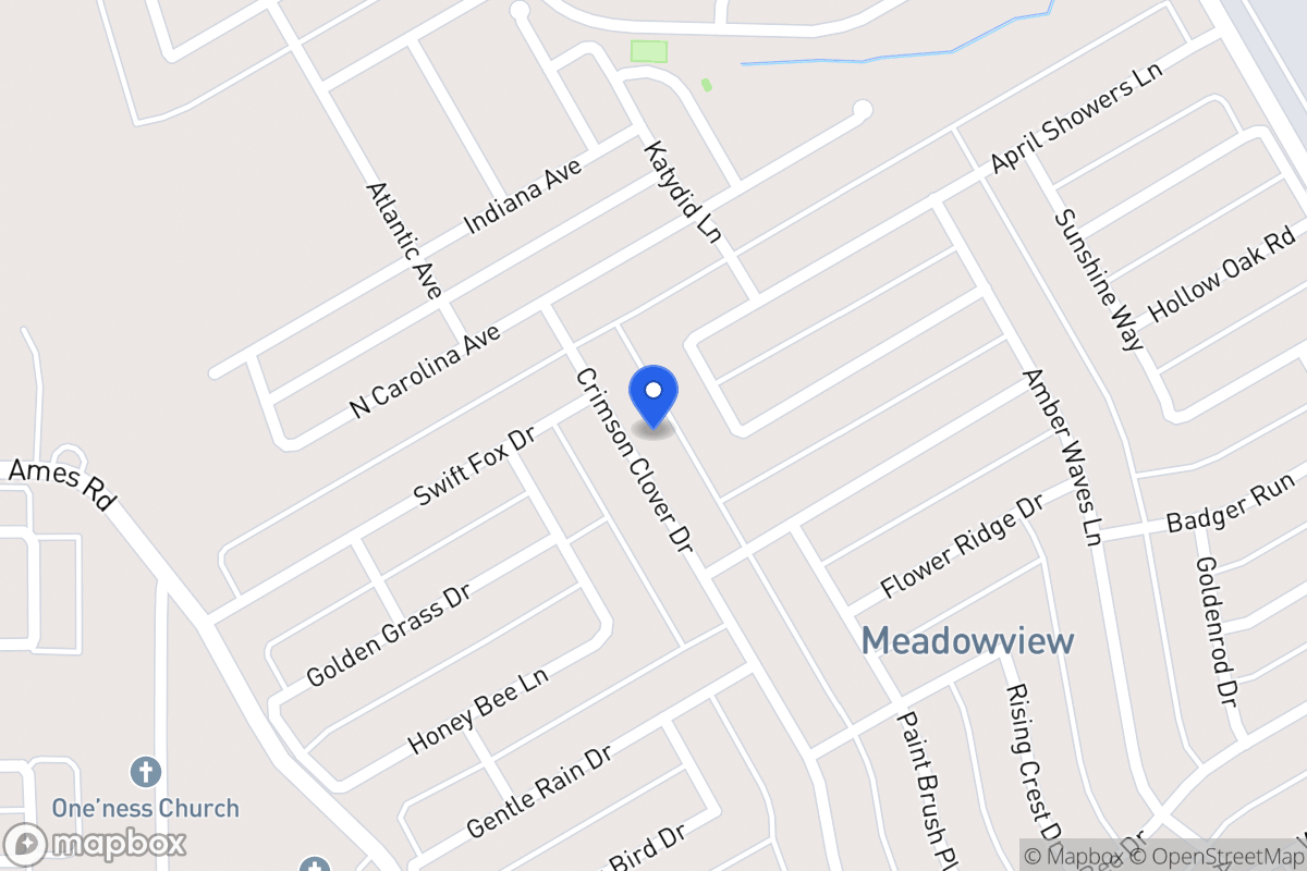 Map of 3140 Crimson Clover Dr