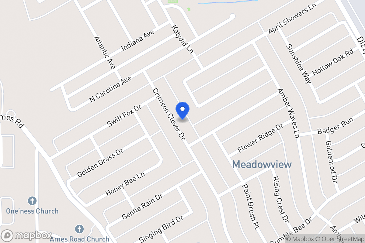 Map of 3128 Crimson Clover Dr