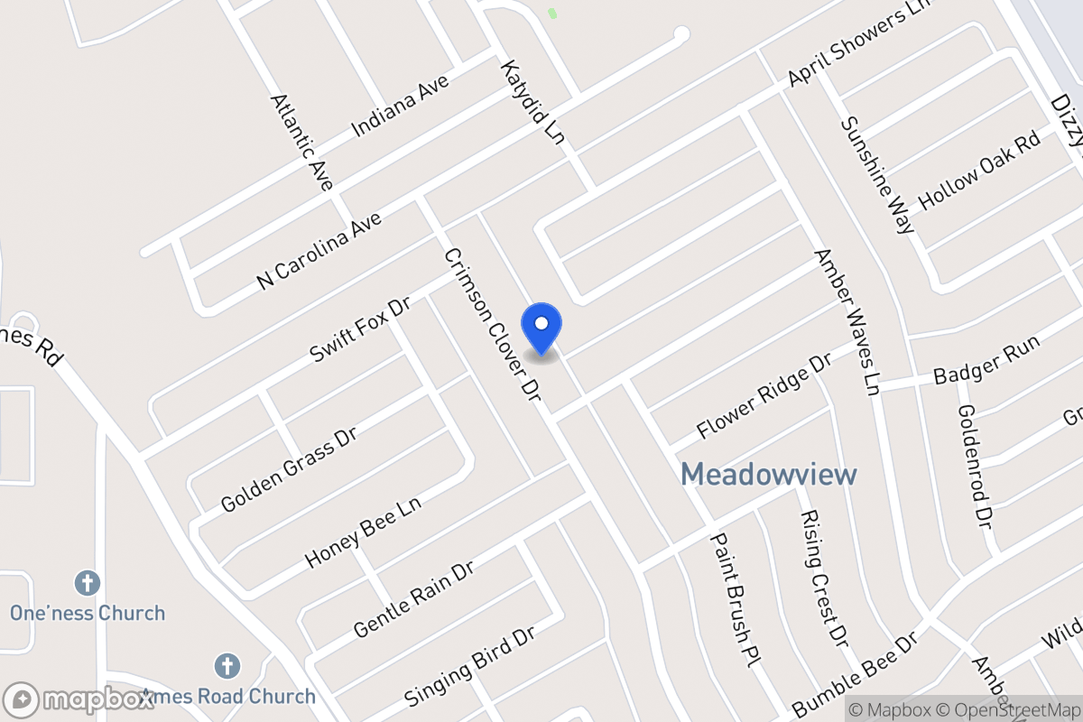 Map of 3124 Crimson Clover Dr