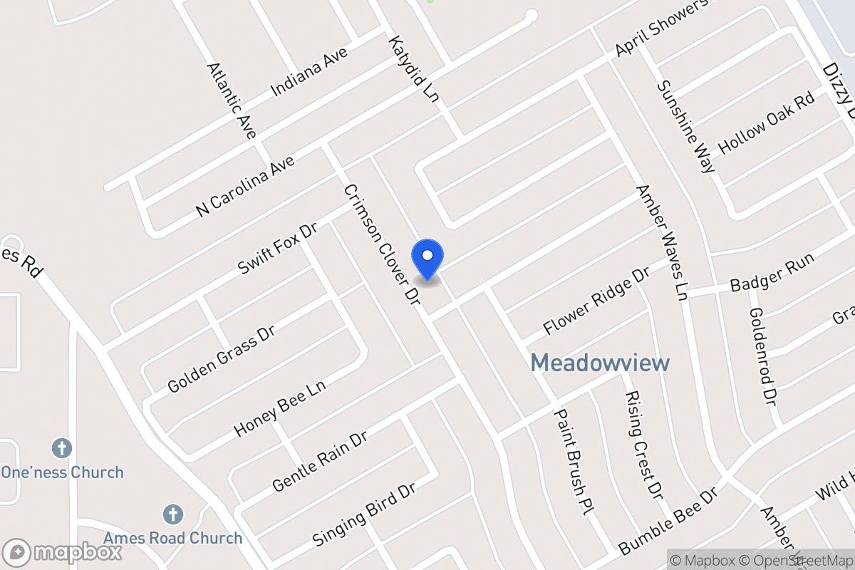 Map of 3120 Crimson Clover Dr