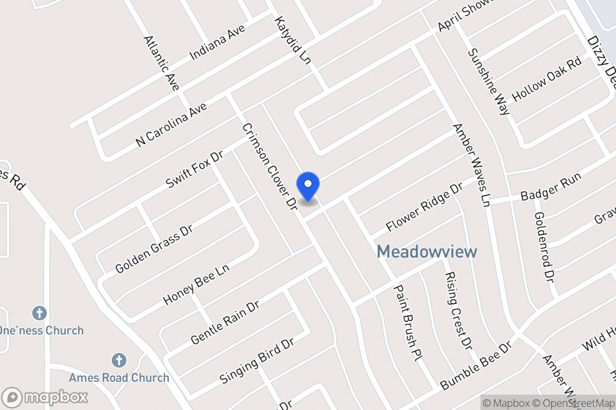 Map of 3116 Crimson Clover Dr