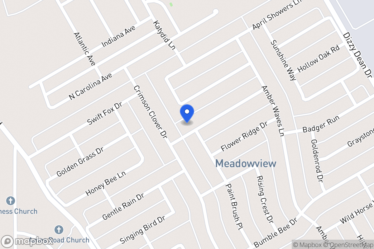 Map of 1261 Springwater Dr