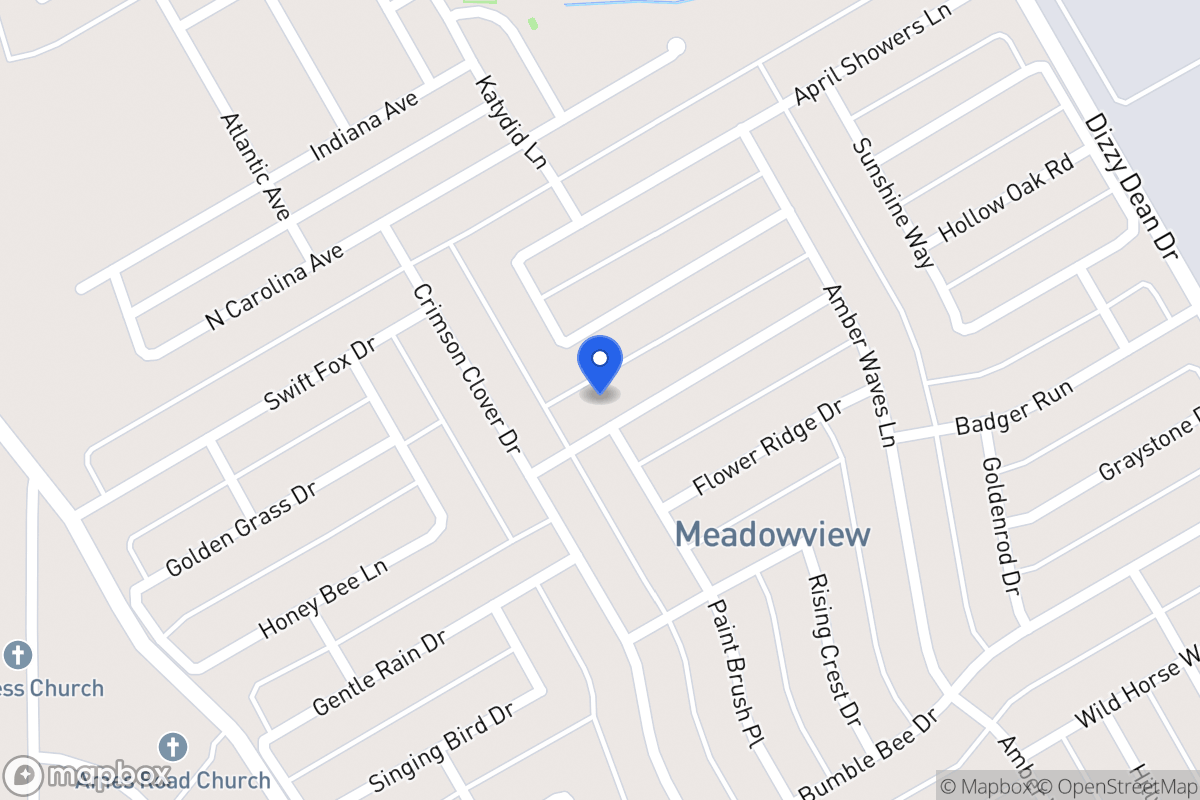 Map of 1257 Springwater Dr