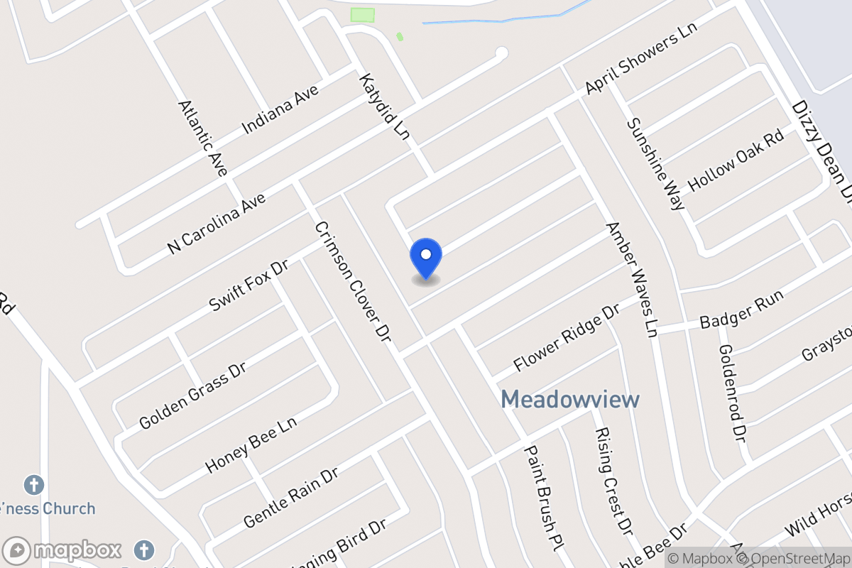 Map of 1252 Candler Dr