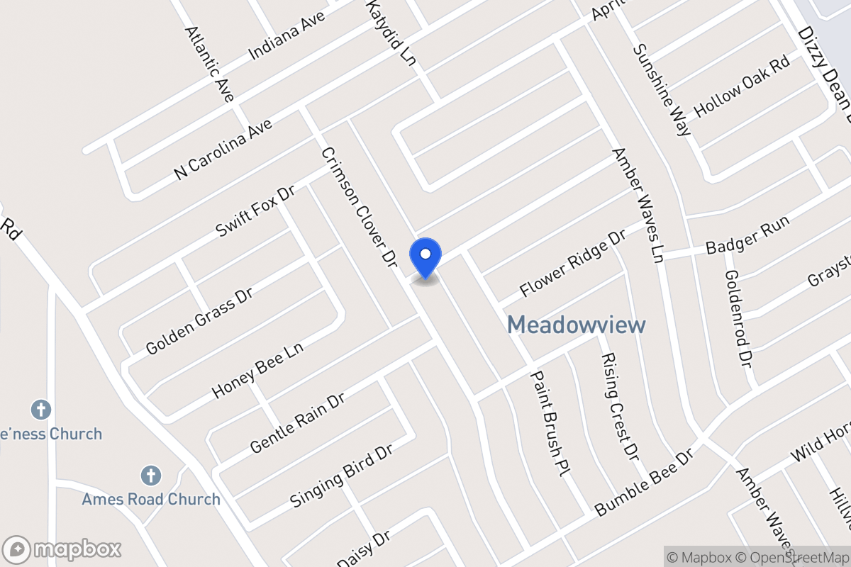 Map of 3052 Crimson Clover Dr