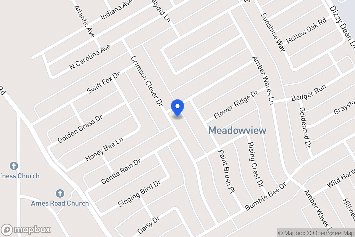 Map of 3048 Crimson Clover Dr