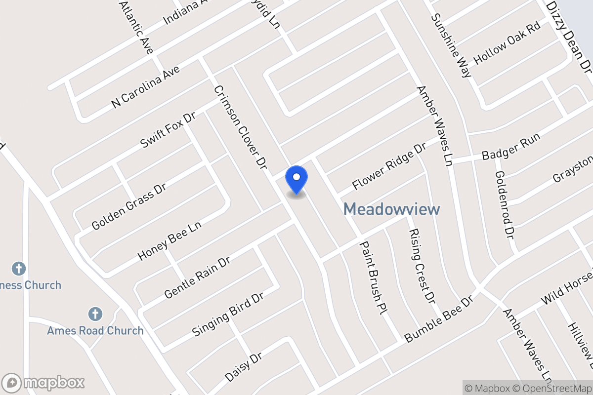 Map of 3044 Crimson Clover Dr