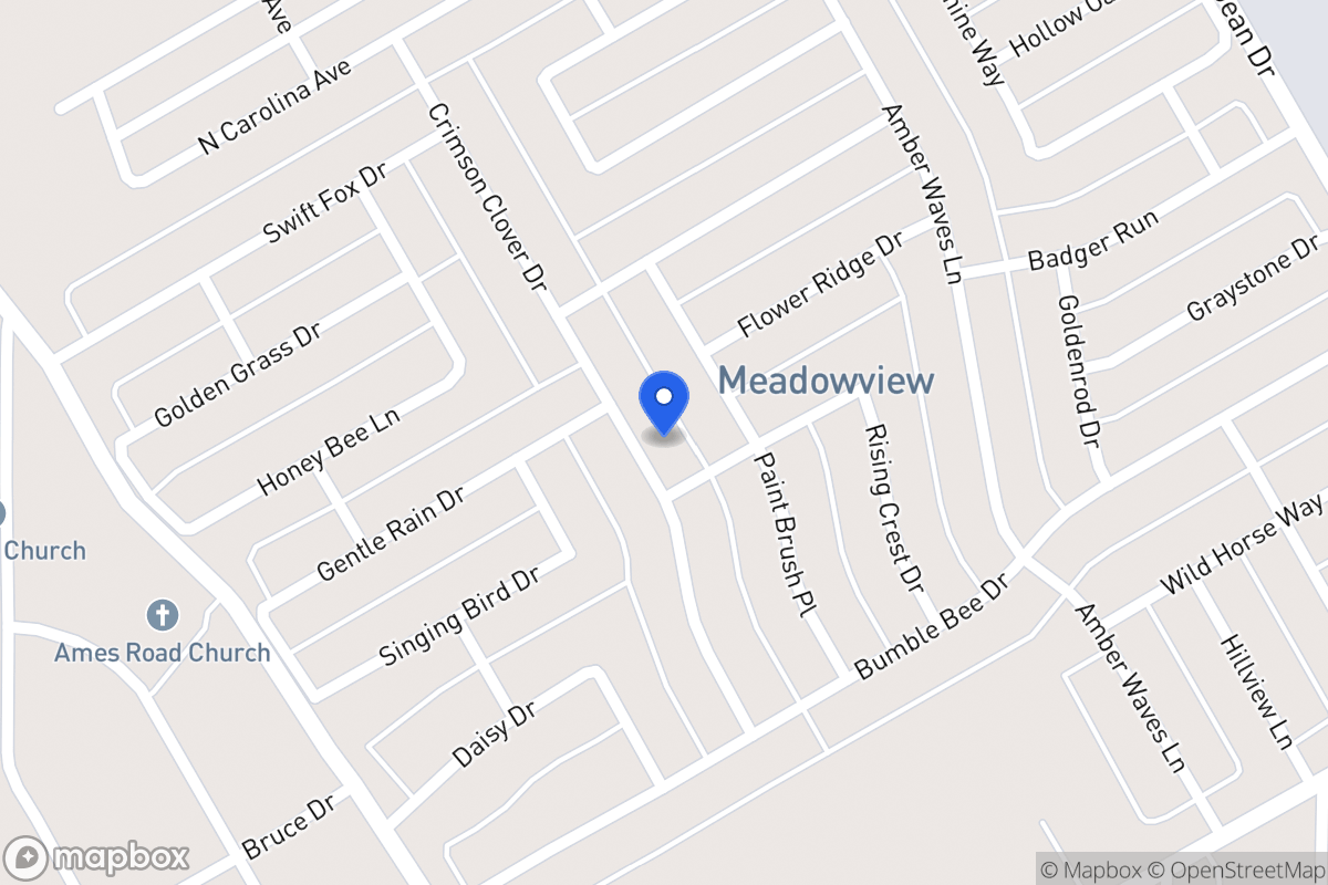 Map of 3024 Crimson Clover Dr
