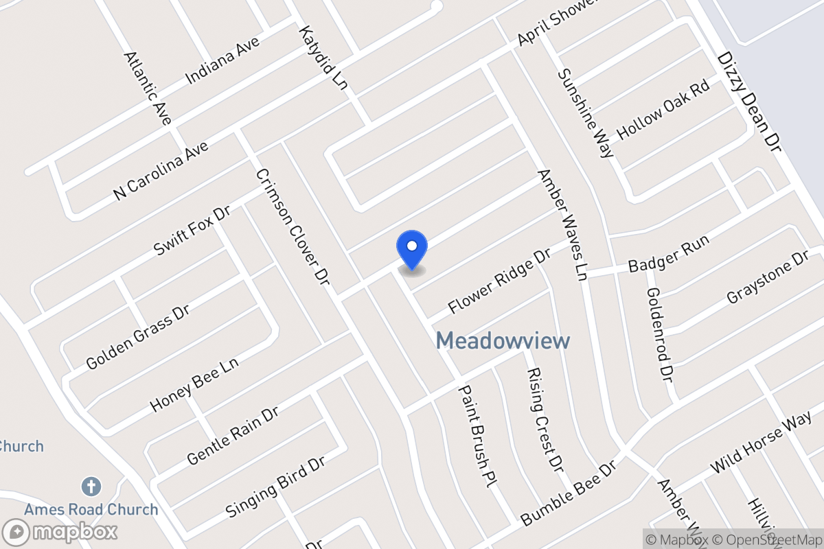 Map of 1252 Springwater Dr