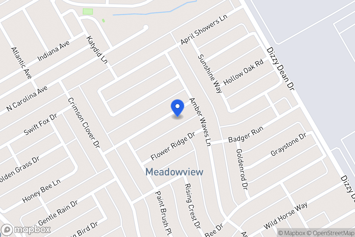 Map of 1216 Springwater Dr