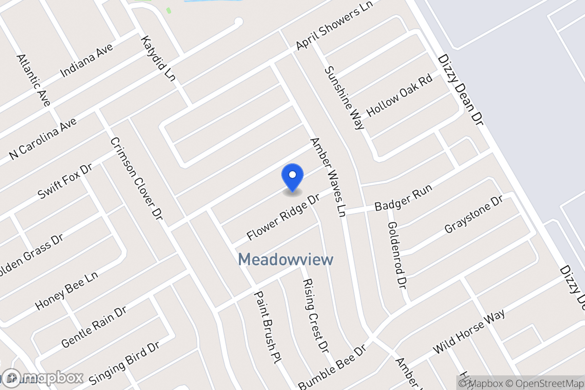 Map of 1221 Flower Ridge Dr