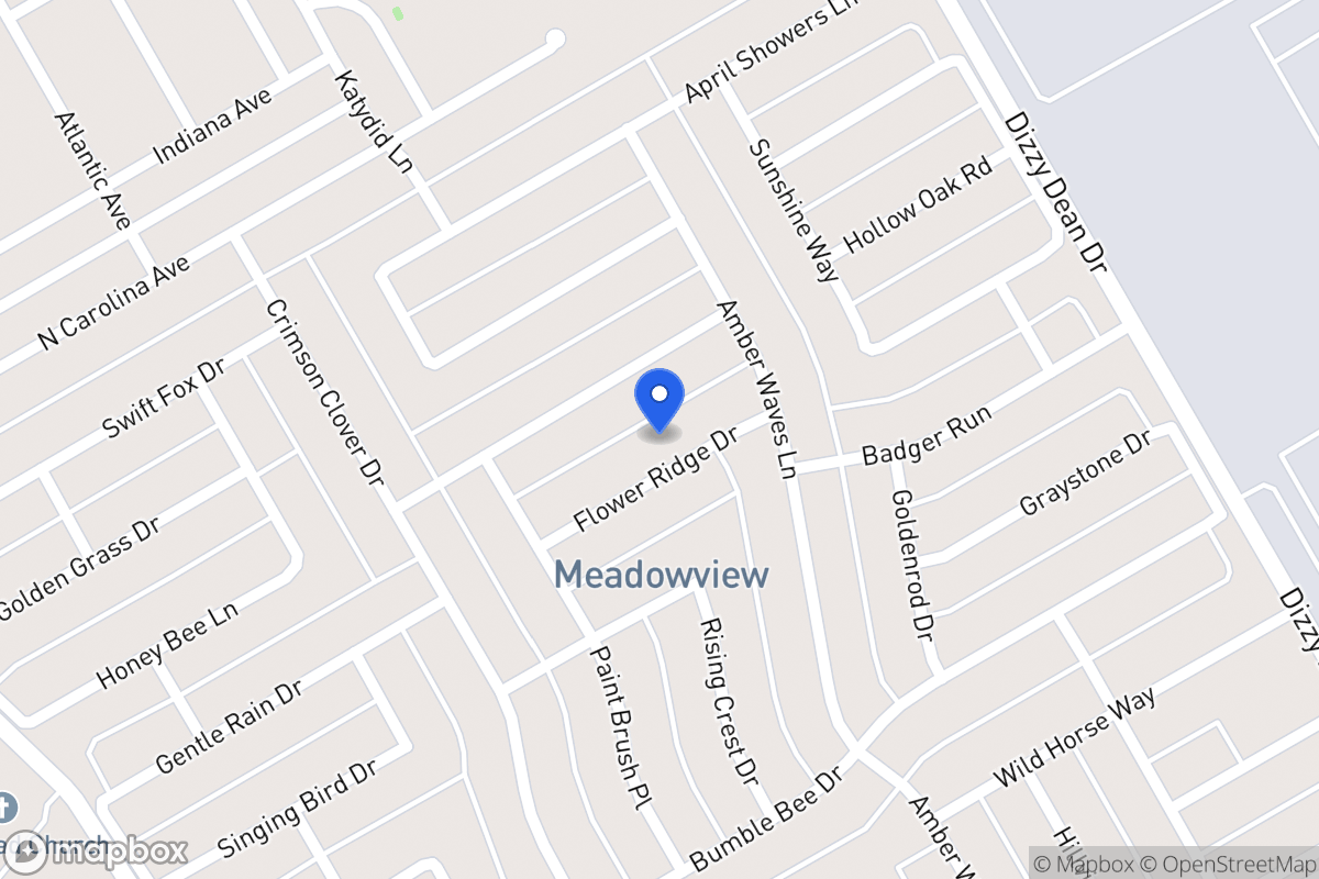 Map of 1225 Flower Ridge Dr