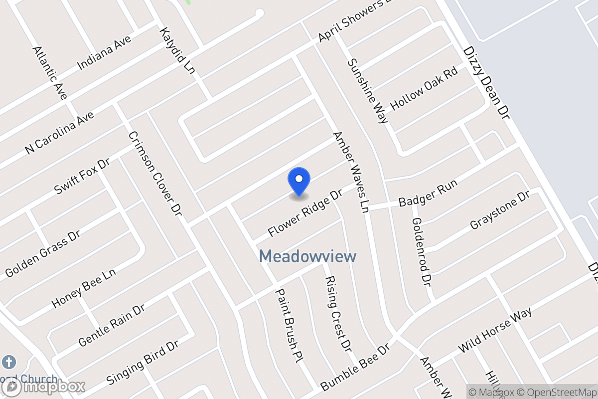Map of 1229 Flower Ridge Dr