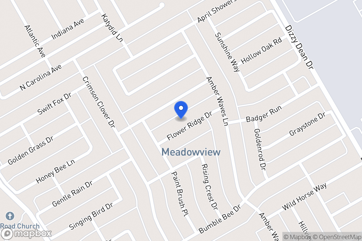 Map of 1233 Flower Ridge Dr
