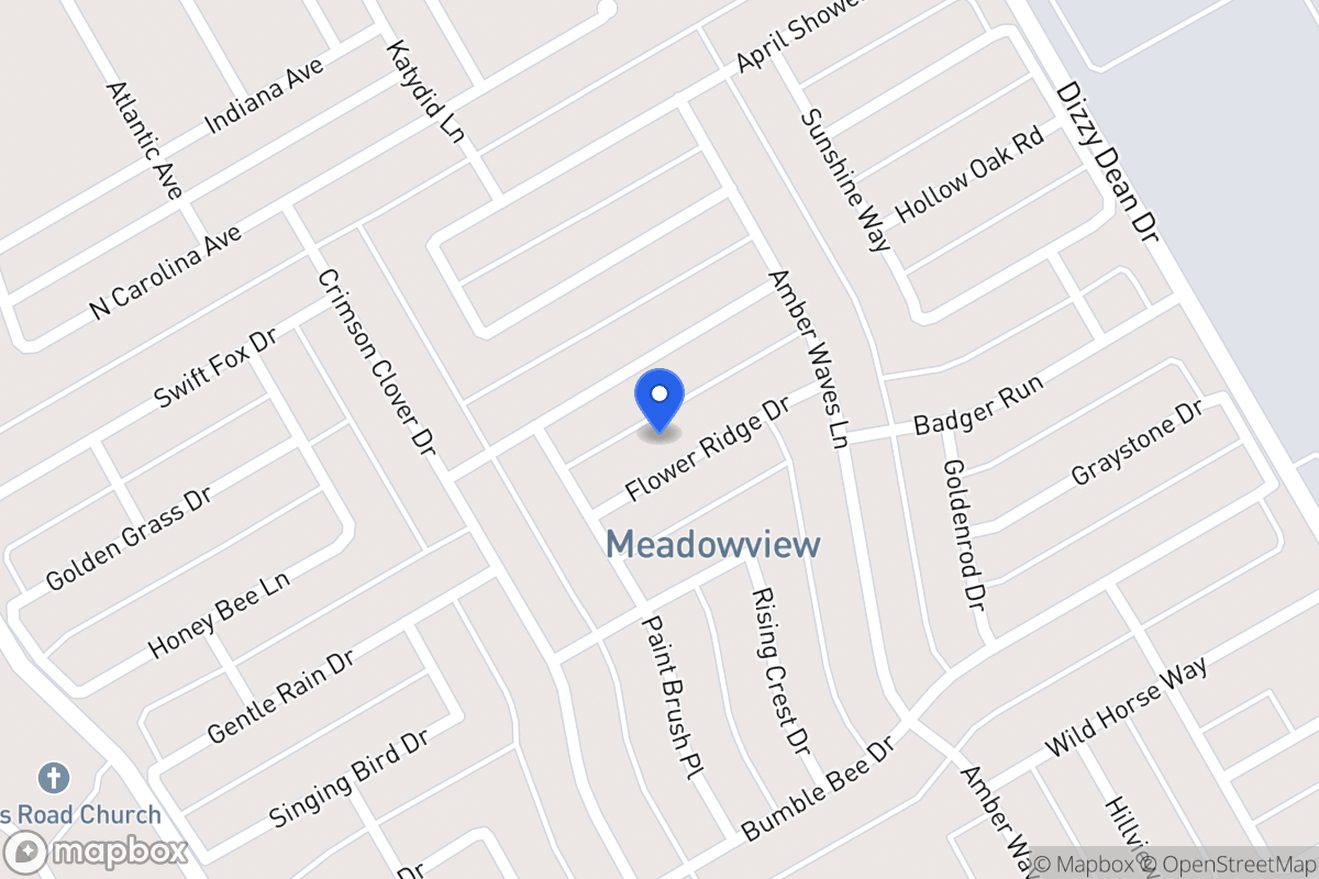 Map of 1237 Flower Ridge Dr
