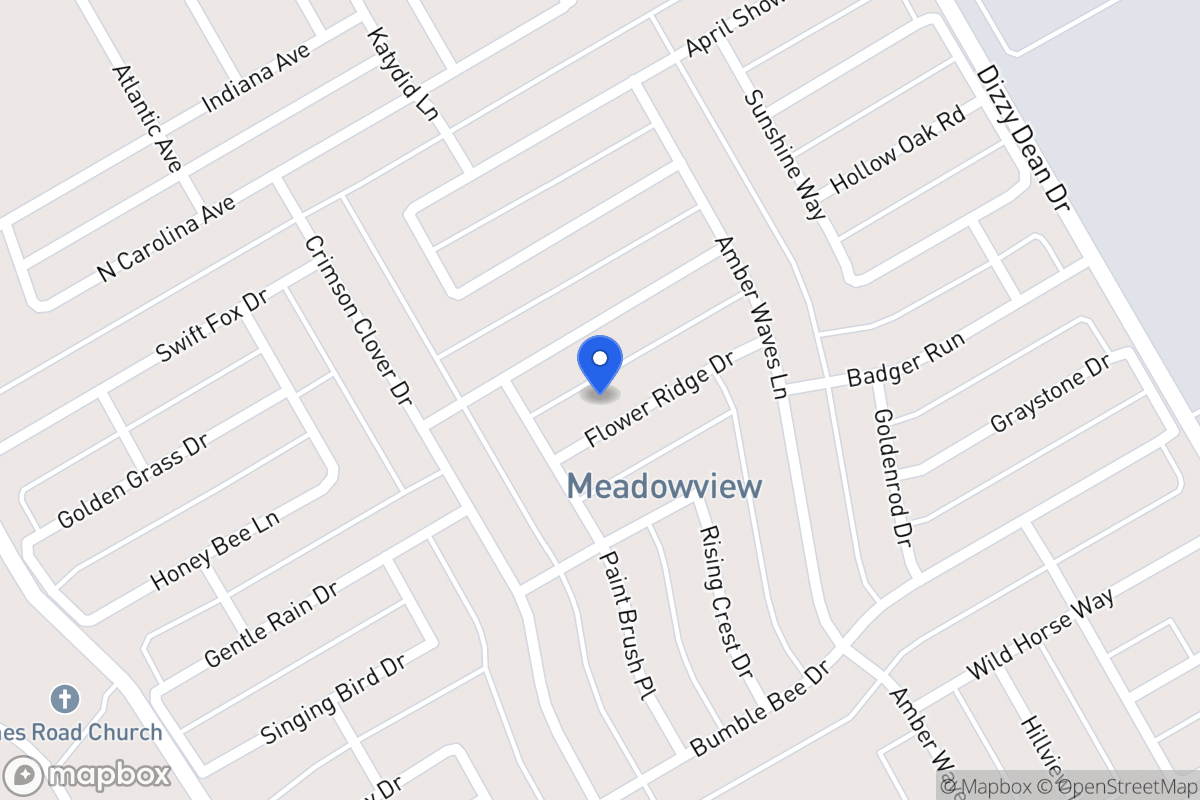 Map of 1241 Flower Ridge Dr