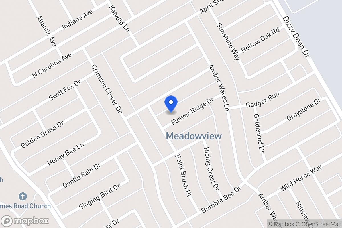 Map of 1245 Flower Ridge Dr