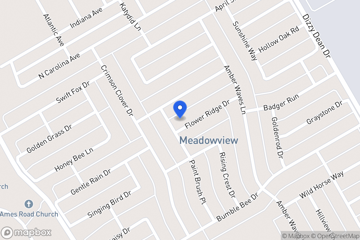 Map of 1249 Flower Ridge Dr