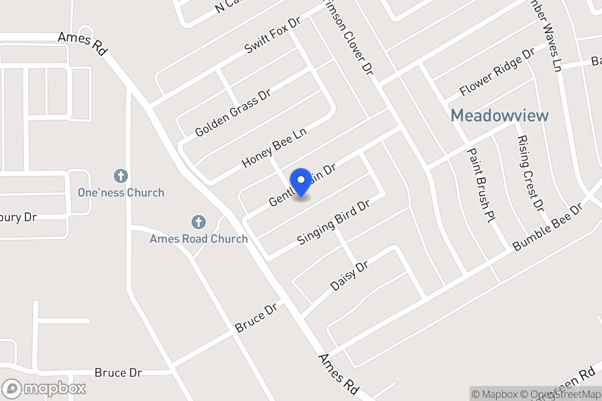 Map of 1436 Gentle Rain Dr