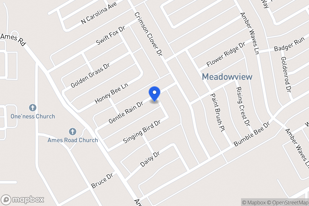 Map of 1408 Gentle Rain Dr