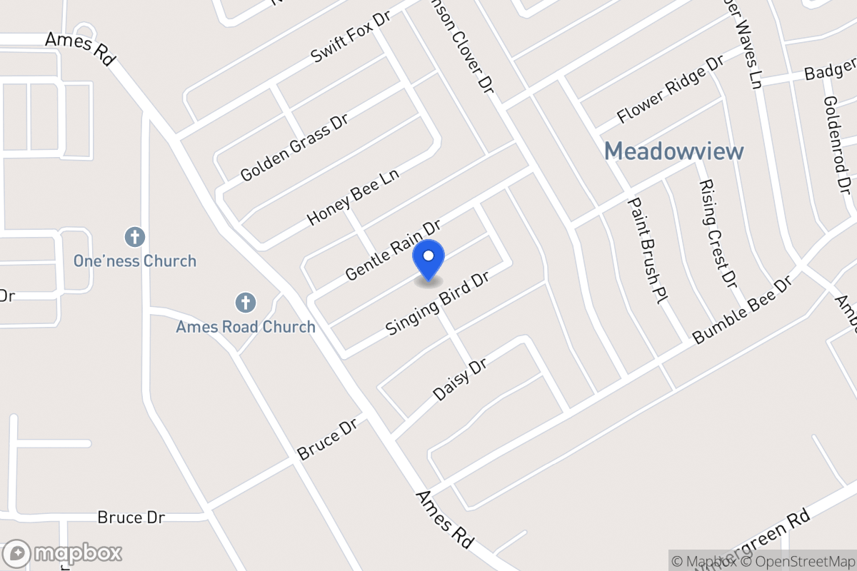 Map of 1427 Singing Bird Dr