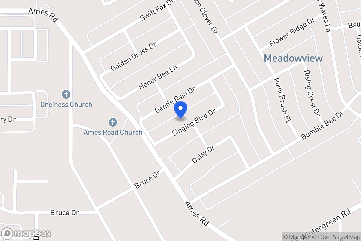 Map of 1435 Singing Bird Dr