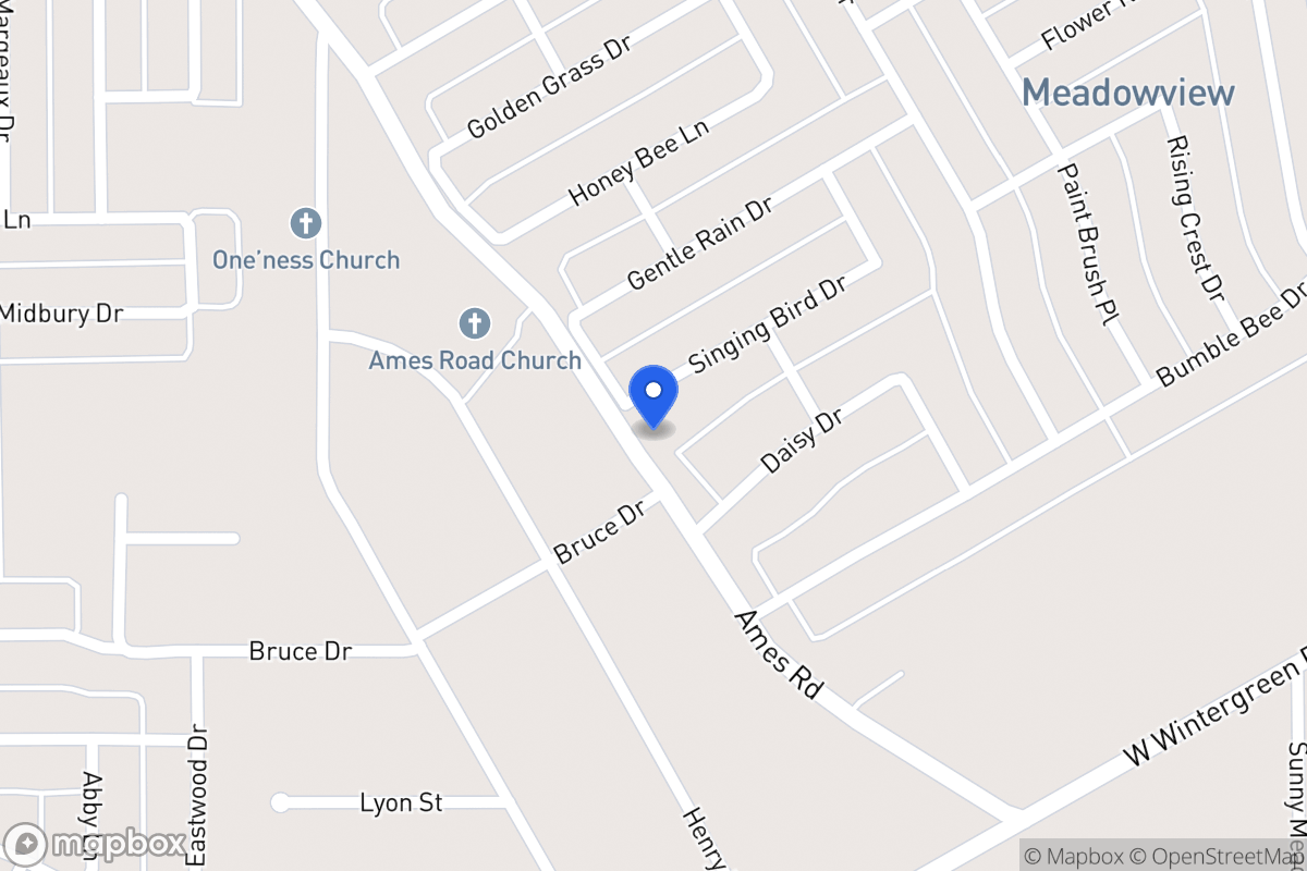 Map of 1456 Singing Bird Dr