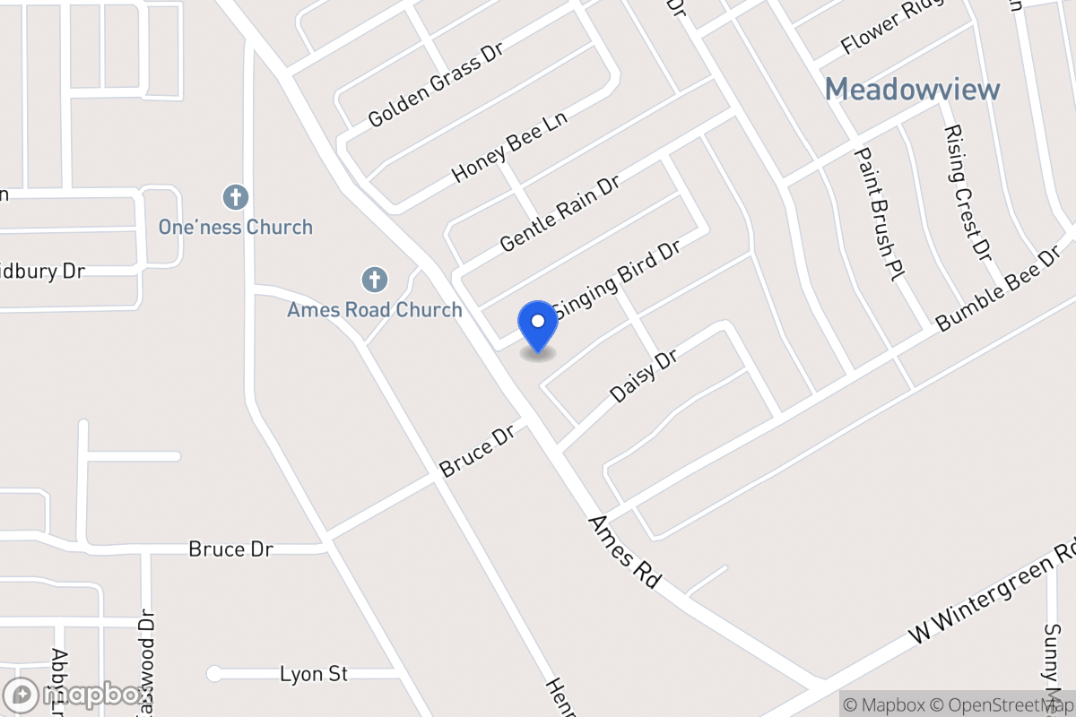 Map of 1452 Singing Bird Dr