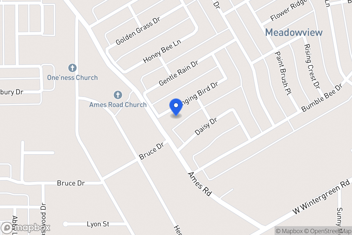 Map of 1448 Singing Bird Dr