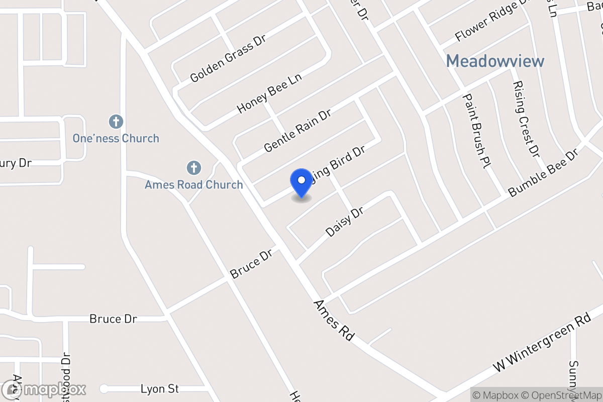 Map of 1444 Singing Bird Dr