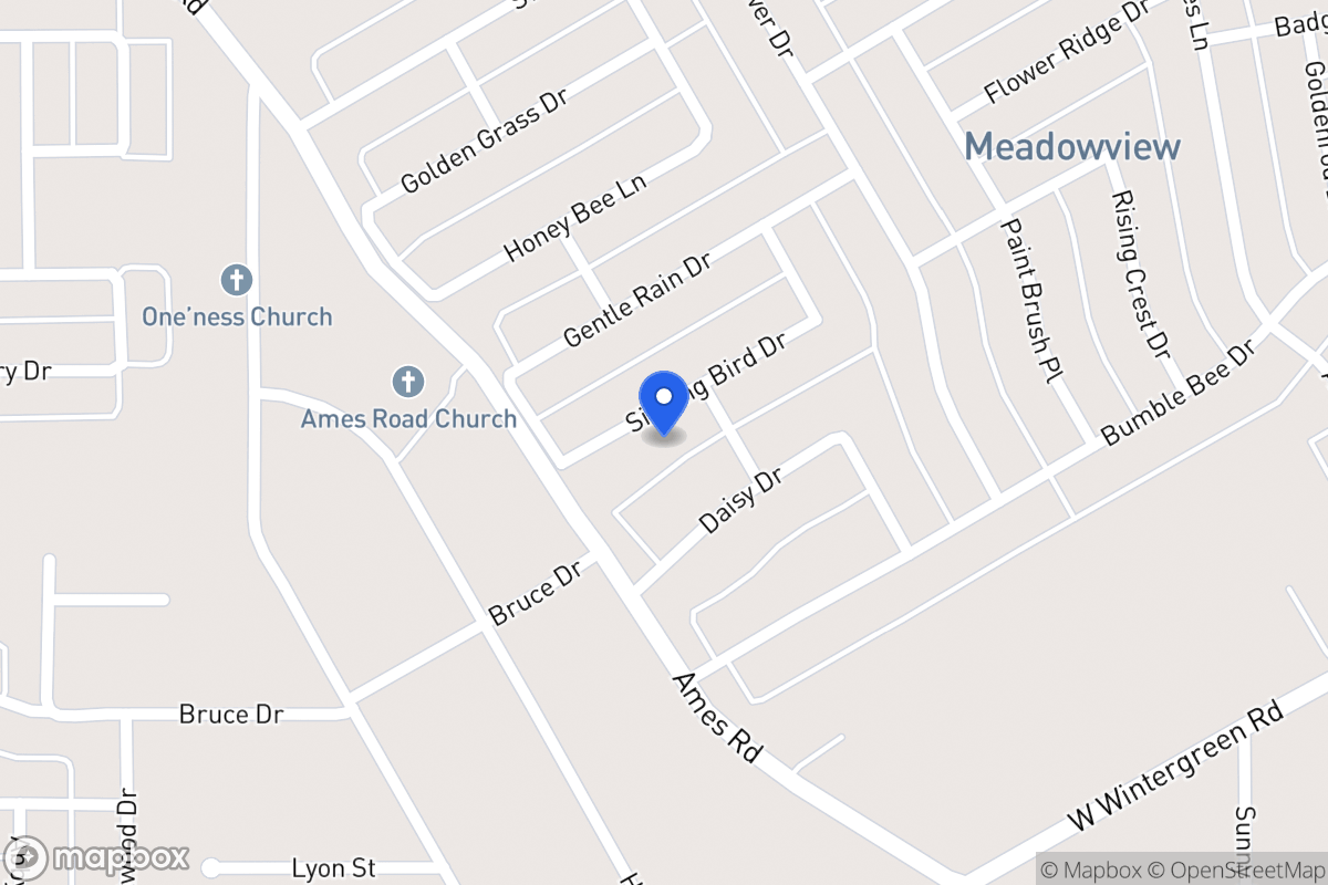 Map of 1440 Singing Bird Dr