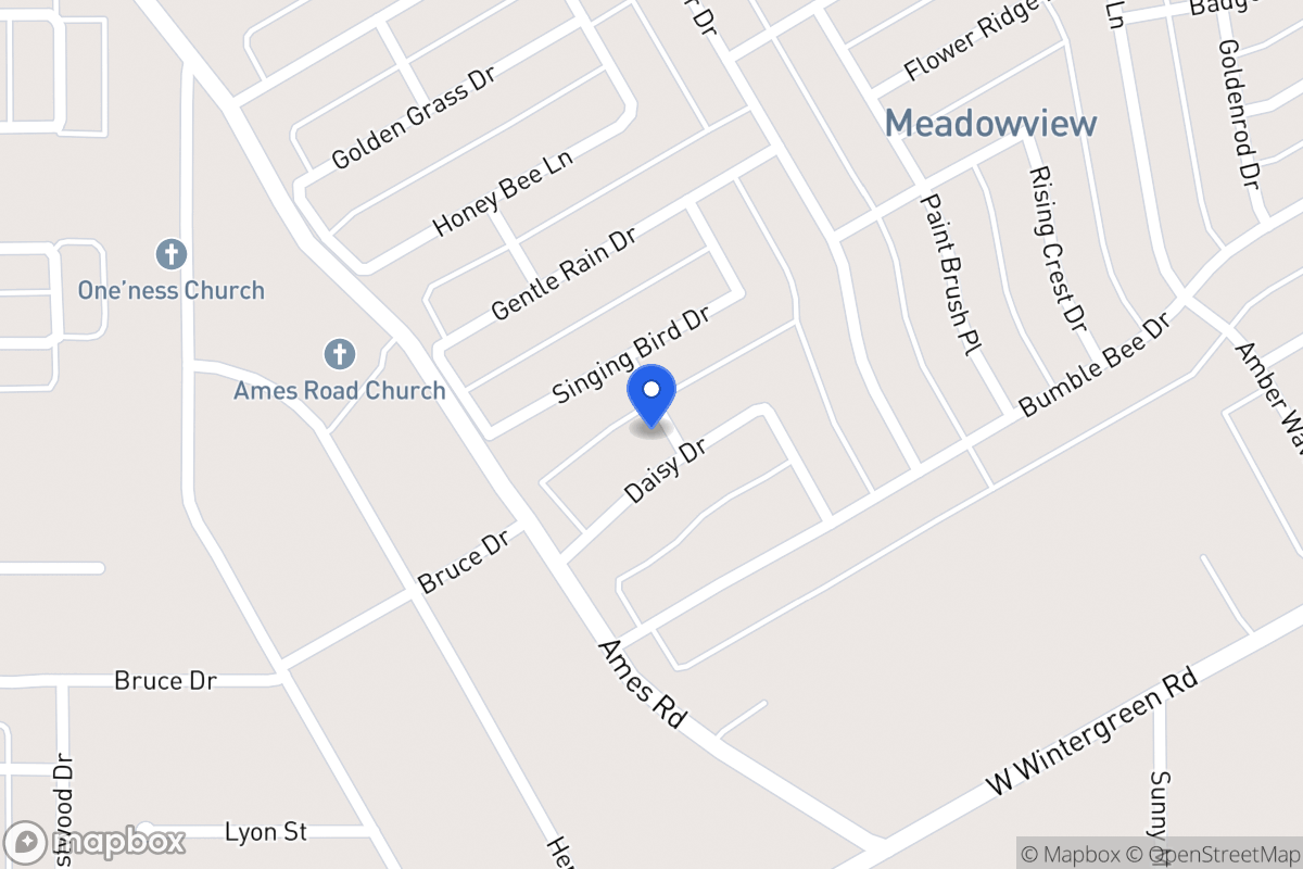 Map of 1419 Daisy Dr