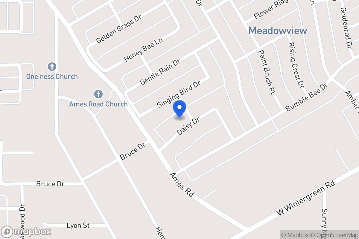 Map of 1423 Daisy Dr