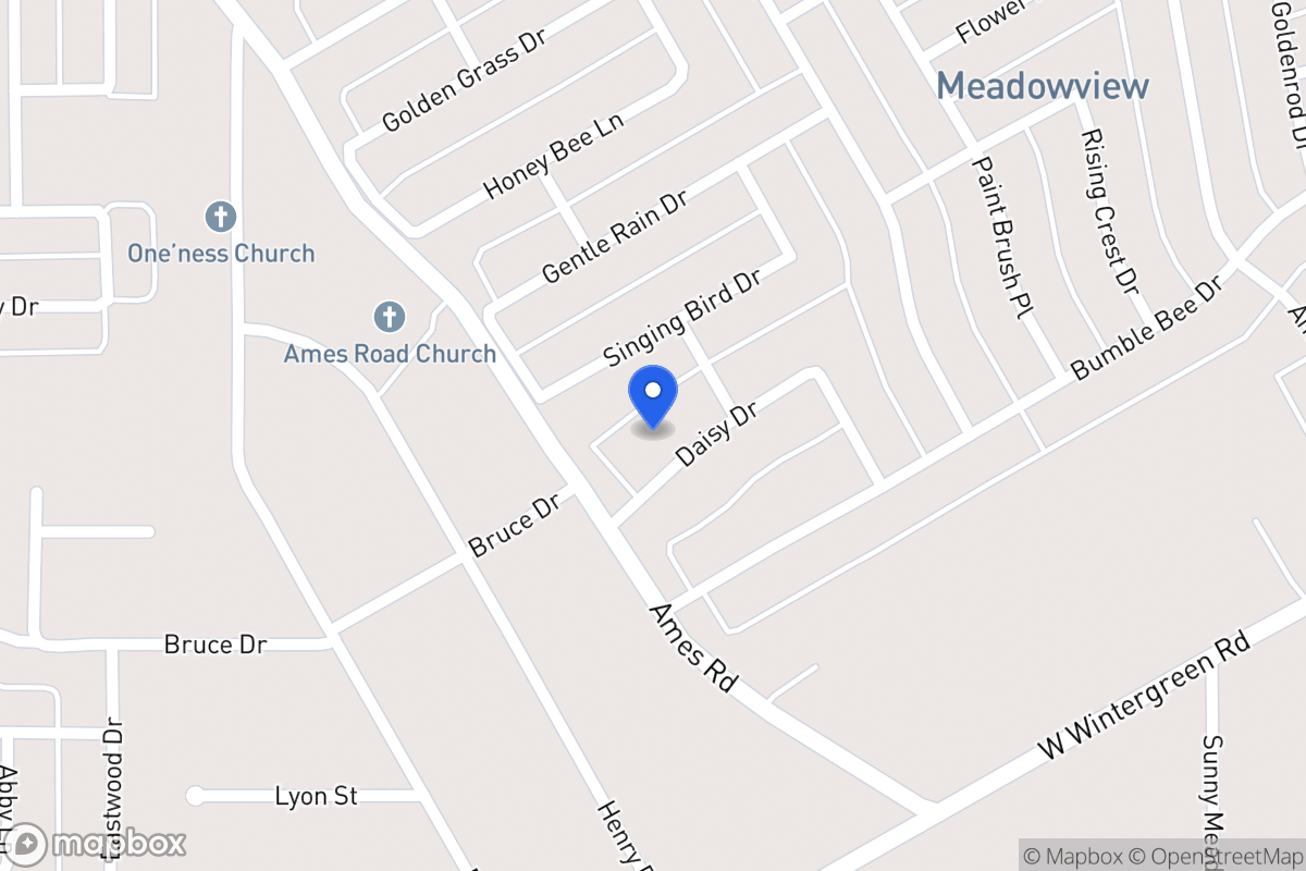 Map of 1431 Daisy Dr