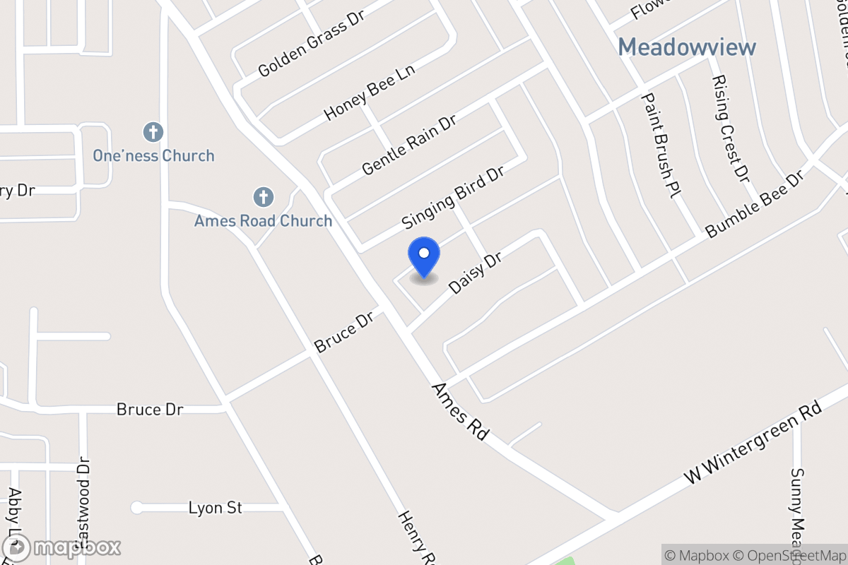 Map of 1435 Daisy Dr