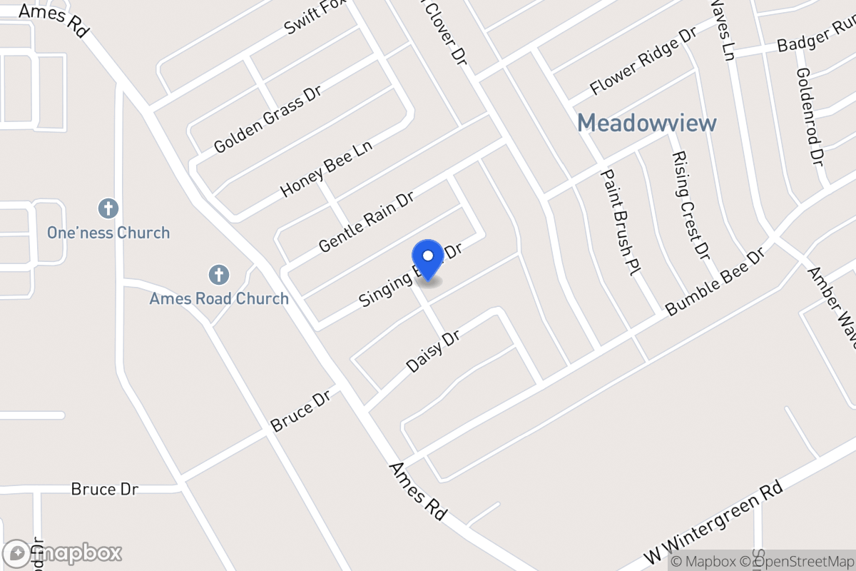 Map of 1428 Singing Bird Dr